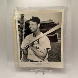 Vintage Stan Musial, St. Louis Cardinals Greatest Living Player-8x10 Photo/Print